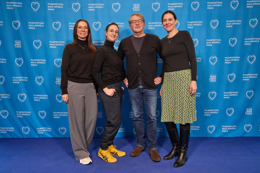 Die Ökumenische Jury beim Max-Ophüls-Filmfestival 2025 (v.l.): Anke Jung, Katja Bury, Gerhard Alt, Barbora Cihelková